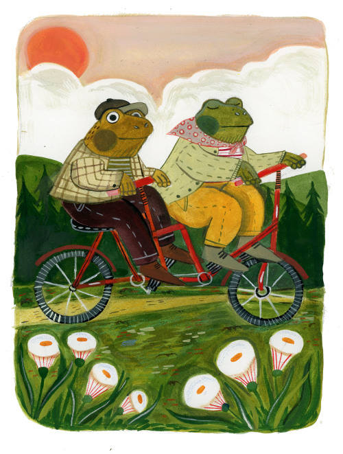 madisonsaferillustration: I will also be inspired by the love between Frog and Toad. 