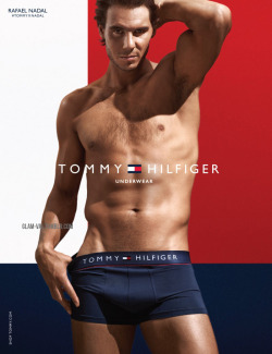glam-val:  Champion tennis player Rafael Nadal is the new face (and body) of Tommy Hilfiger Underwear. 