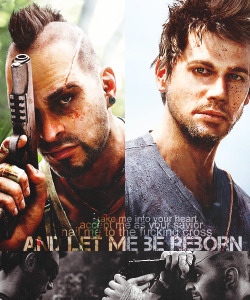  favorite protagonist-antagonist relationship as requested by anon ages ago: Jason Brody &amp; Vaas Montenegro (Far Cry 3)         