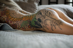 myclassywife: theburninglotus: Just some booty and ink. Lovely!! ~ TheWife ~ 