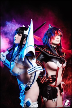 nsfwfoxydenofficial: ‪RYUKO MATOI!!!!!! &gt;:|  It’s finally here! You have to go check out me and @usatame in our transformed Satsuki and Ryuko duo!   Use code foxy on www.cosplaydeviants.com for 50% off a membership.  Make sure to give it a fav