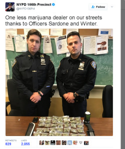 socialinkcanvas:  whatmoredoyouwantamericaa:  mysharona1987:  I suspect the NYPD need better PR people.  They out here taking pictures instead of just doing their job. They wanna feel important soo bad!  Them some nice dime sacks.  Those are dimes? I