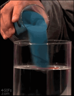 hayliewhatpage:  bringmeasirenbridesveil:  tiara-washere:  sarcastic-snowflake:  this is some satisfying shit  Science part of tumblr please explain  The stuff they poured in is hydrophobic, so it literally refuses to get wet due to it being nonpolar.