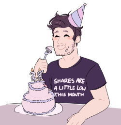 kibou-dere:happy birthday to the sweetest youtuber Haha I’m making that shirt a thing as soon as I can!