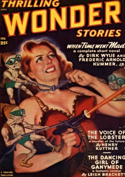 vitazur:  Earle Bergey - Thrilling Wonder Stories, 1950. 
