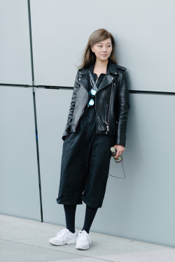 koreanmodel:  Street style: Yeo Yeon Hee shot by Alex Finch at Seoul Fashion Week Fall 2015   