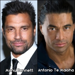 famousnudenaked:  Manu Bennett &amp; Antonio Te Maioha Frontal Nude in Spartacus Gods of the Arena (Ep. Paterfamilias)