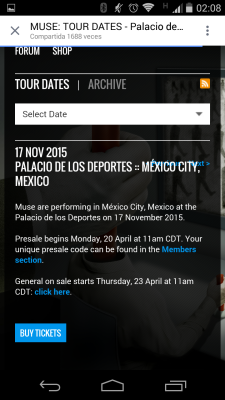 Muse en México!!! 