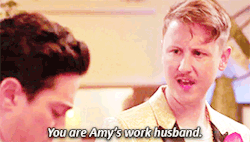 livelovecaliforniadreams:  “You are Amy’s work husband”