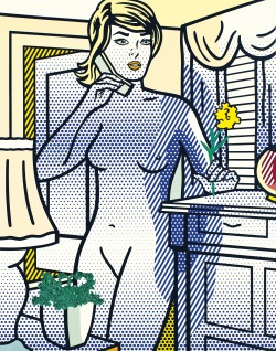 christiesauctions:  Roy Lichtenstein (1923-1997)Nude with Yellow Flower Post-War &amp; Contemporary Evening Sale 