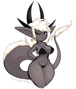 soulgryn:      happy bday @zanamaoria now i have an excuse to draw qt Oria. Not that I needed one but still :B