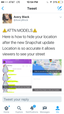 tithegirl:This update is fucked. I’m posting this primarily for sex workers who are going to be majorly at risk because of this bullshit, but honestly, I would suggest everyone turn on ghost mode or just delete the app.
