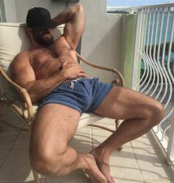 A sleeping Alpha. It&rsquo;d be bad to wake him from his slumber. If he&rsquo;s woken, he will take pleasure in raping the fag boy that had the balls to wake him.