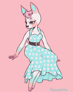 nervcrossing:  art blocking so I drew this cutie pie u v u she was in my first town and gosh dang she is perfection 