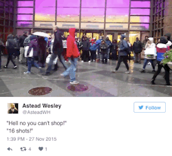 micdotcom:  Watch: Chicago protesters shut down shopping on Black Friday in support of Laquan McDonald  