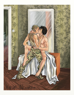sherlock-addict:  Soldier John is really hot!Missed you so much by ~Loki-Nightfire 