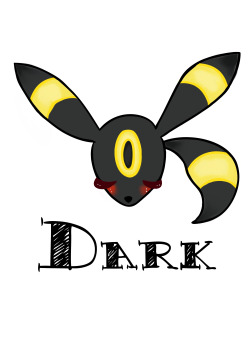 eeveelutions-and-friends:   What do you think about this work of mine? Umbreon^^ Go on my Redbubble Account 