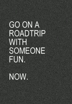 uniqueoutkast27:  Hell Yeah!Road Trips with the right person can be simply amazing!