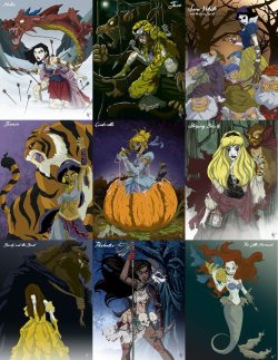 dirtylion:  gerardovince:  ramirukun:  doubletheecho:  tristanjao: Wow. It turns out there are more of these distrubing renditions of Disney princesses! LOL reminds me of the bosses in MGS4   :o this is pretty fucking awesome. Wow. I love whoever did