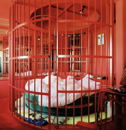 Love Hotels - The Morning News- Round Caged Bed, Hotel Pamplona, Osaka 2005