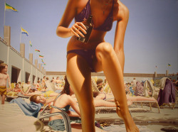 Beach 149 acrylic on canvas by Hilo Chen, 2005