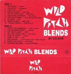WILD PITCH BLENDS (MIXED BY DJ ECLIPSE) #tapedecktuesday 