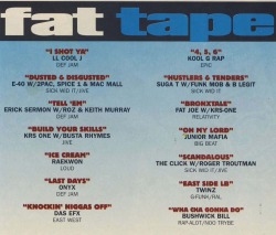 #tapedecktuesday: Source x Fat Tape  Oct. ‘95