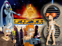 bubbleant:  vainaspaver:  ‘Futurama’ meets ‘Fifth Element’  LOL I was just watching this last night! :D 