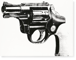 gun silkscreen by Andy Warhol, 1982