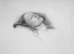 John Everett Millais&rsquo; sketch of Ophelia.