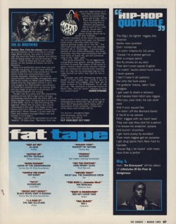 &ldquo;Hip-Hop Quotable&rdquo;, The Source-March 1995 #RIPBIGL