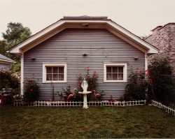 Mineo home, backyard photo by Wayne Sorce, sometime in the 80s