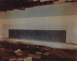 handprints in a classroom, Causey, eastern New Mexico photo by Steve Fitch, 1997
