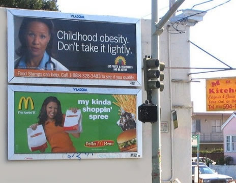 Childhood obesity ads
