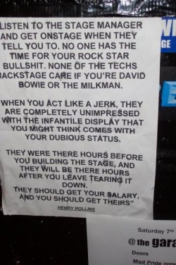 Henry Rollins Badassery of the Day: This is some Grade A inspirational cross-stitch material right here.   