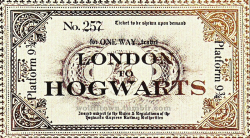 ragsandtatters:  foxandfayvel:  davidteninch:  Hogwarts Express ticket   