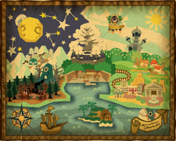 bowonbirdo:  Map for Paper Mario: The Thousand-Year Door