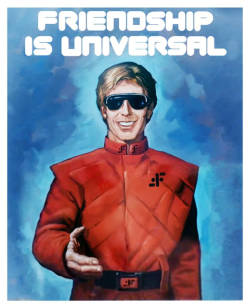 Propaganda poster from the original &rsquo;V&rsquo; miniseries (1983).