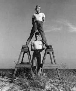 androphilia:  George Platt Lynes &amp; Jonathan Tichenor,  Fire Island (PAJAMA) By Jared French, 1945