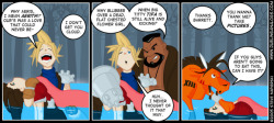 FF7 comic. This is awful, but pretty much how I felt on my first play through. &gt;&gt;