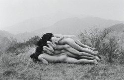 To Add One Meter to an Anonymous Mountain by Zhang Huan, 1995  |  #2  |  reinterpretation