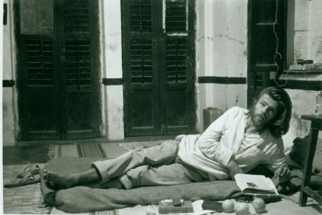 Peter Orlovsky in Dasaswamedh Ghat, Varnassi, 1962/1963photo by Allen Ginsberg source: Allen Ginsberg Project