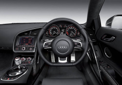 fuckyeahaudir8:  Audi R8 Central Console Interior Photo (by CarDekho) Only, if only, I could drive one.