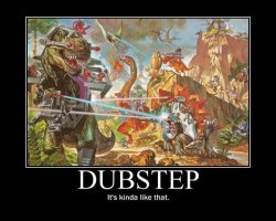 wakeupmistahwest:  ralphabetsoup:  Dubstep just makes everything better   HAHAHAHH For Anna. XD  lol