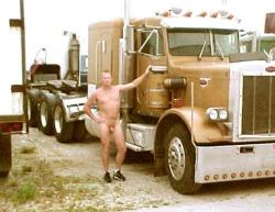 Proud trucker.