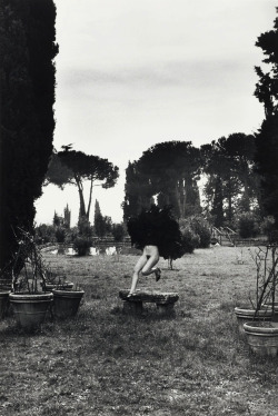 In a Garden near Rome photo by Helmut Newton, 1976 or &lsquo;79