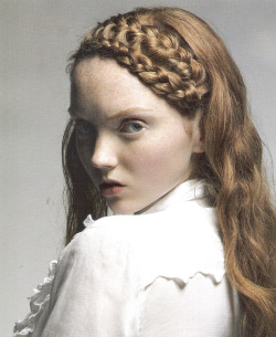 Lily Cole by Jason Ell in Paul Smith for Lula #5