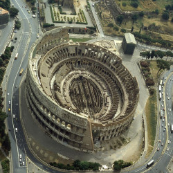 Years ago the photographer was cleared to fly over Rome. Now it is strictly forbidden. The aerial view of Colosseo is uncommon. Colosseo- Roma (by Carlo A.G. Tripodi)
