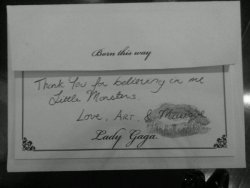 ladyxgaga:  I got some new THANKYOU stationary I wished I could send to all of you, but I found a way! :) (Lady Gaga) 