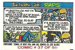 Bazooka Joe Raps Comic #37 of 50